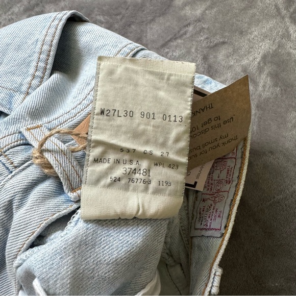 Vintage Levi’s 901 cutoffs - Picture 3 of 8